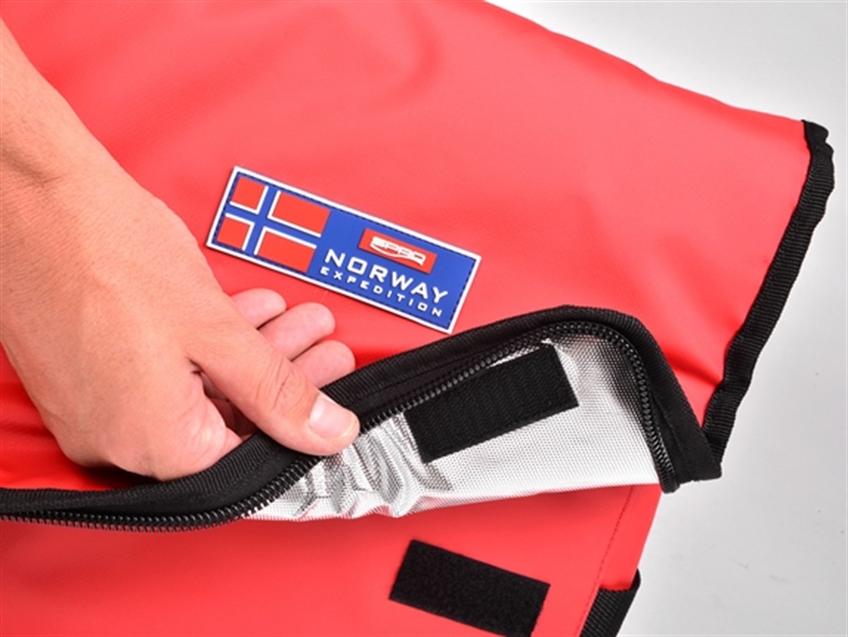 Spro Norway Expedition Sac De Rangement HD Rouge - 50x30x26 Cm, Ultra Résistant