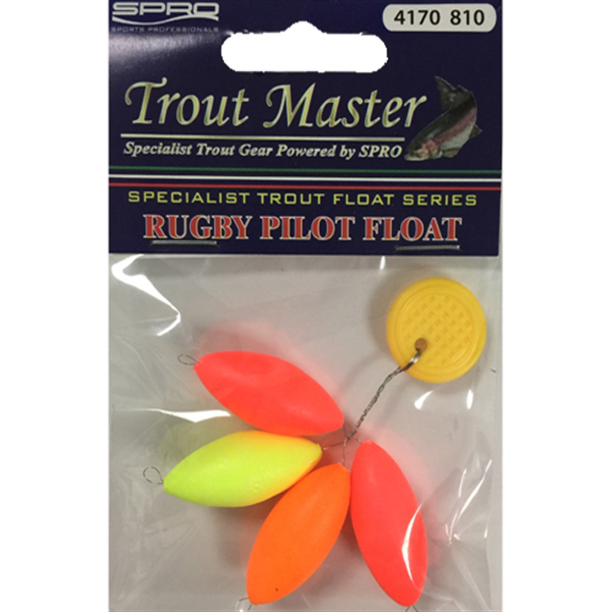 SPRO TM RUGBY PILOT FLOAT 13mm ASSORT 5x4St