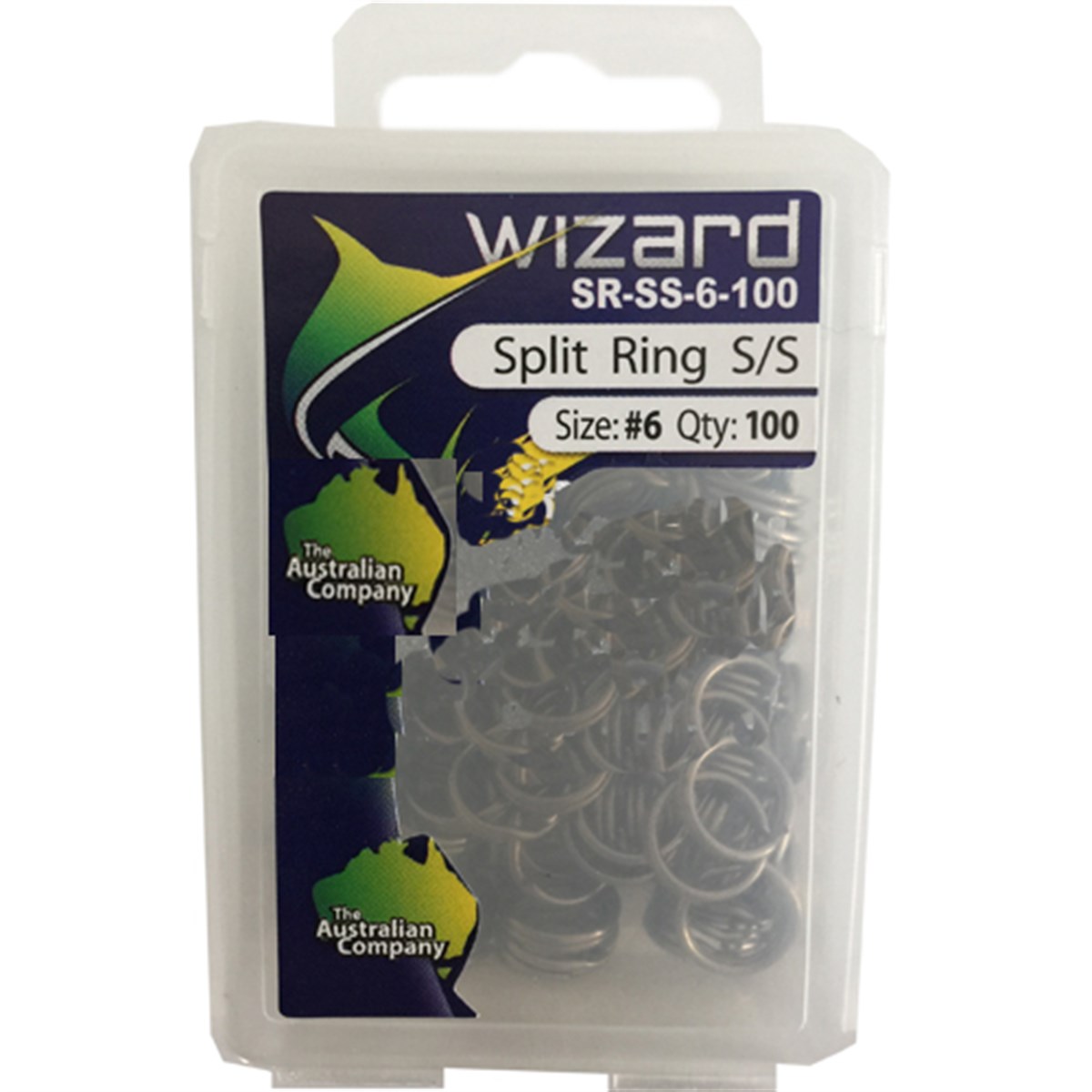 WIZARD SPLIT RING SR-SS No:6 (100’lü Paket)