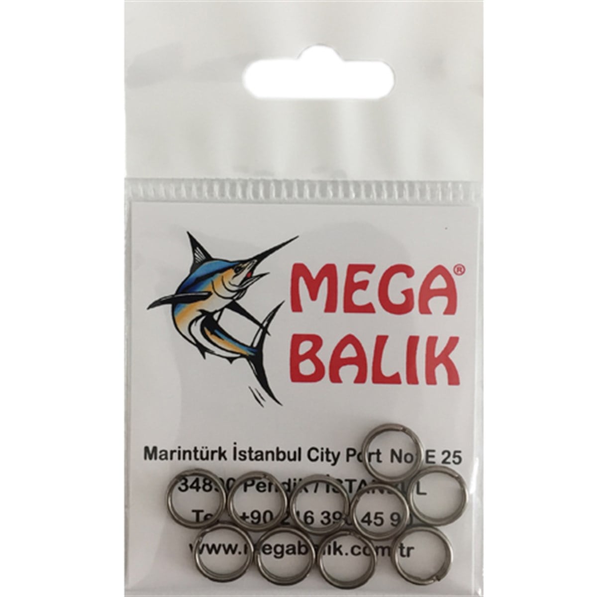 WIZARD SPLIT RING SR-SS No:6 (10’lu Paket)