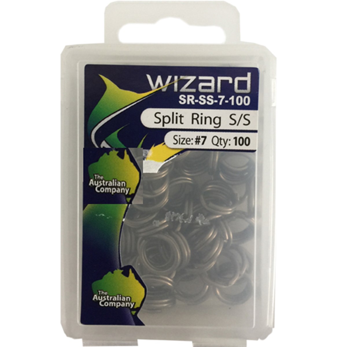WIZARD SPLIT RING SR-SS No:7 (100’lü Paket)