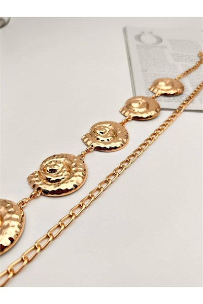 Gold Zincir Kemer Elbise Kemeri Gömlek Kemeri Ceket Kemeri
