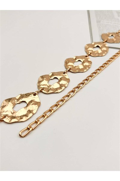 Gold Zincir Kemer Elbise Kemeri Gömlek Kemeri Ceket Kemeri