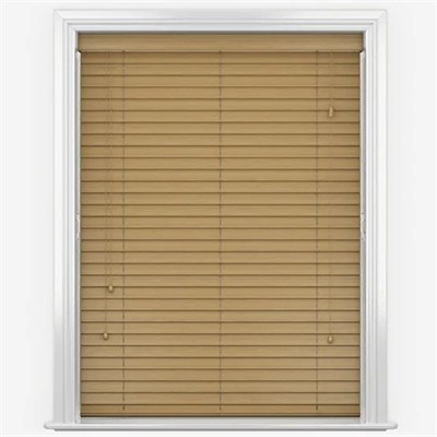 Sarpaş Meşe 50 mm Doğal Ahşap Jaluzi Perde
