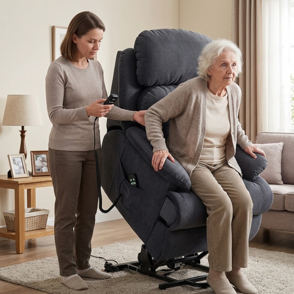 Leon Medikal Lift Motorlu Baba Koltuk