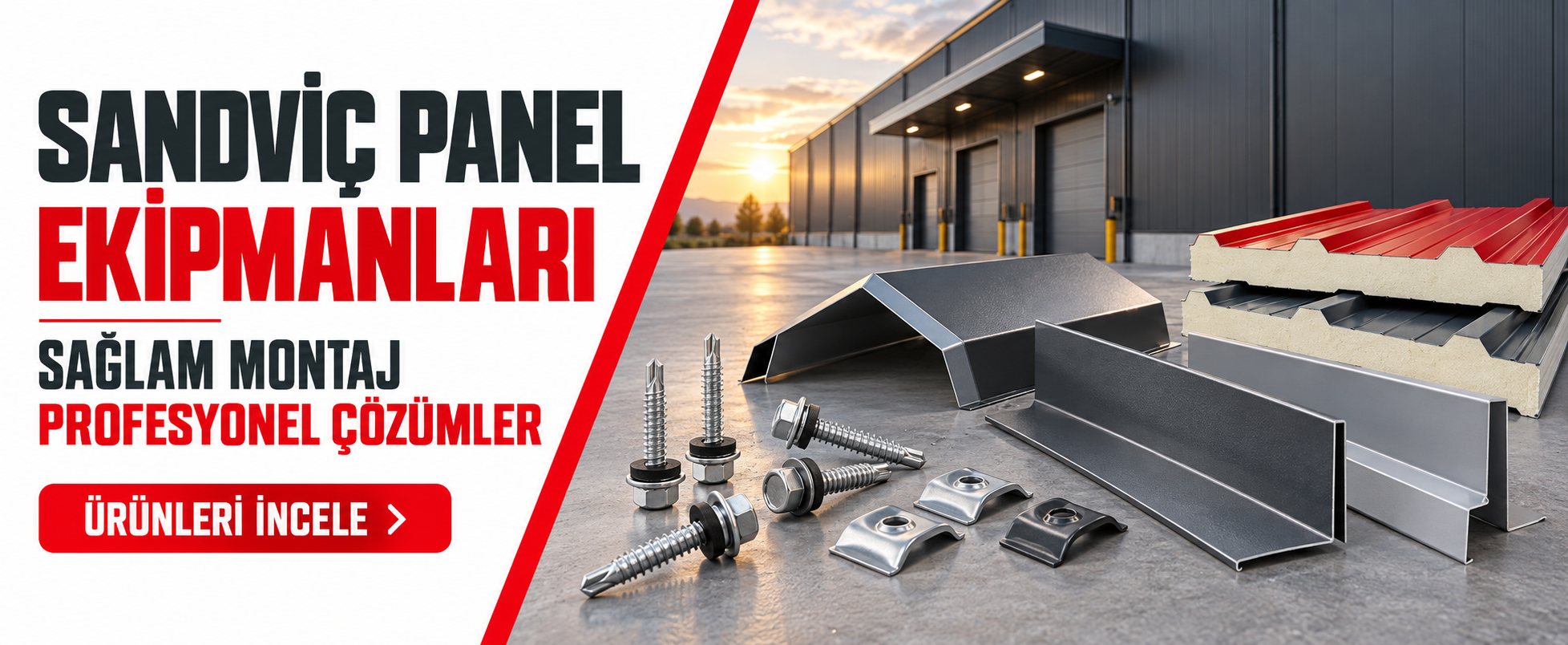 Sandviç Panel Ekipmanları | Ali Ateş Yapı Market