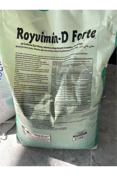 Royal İlaç Royvimin D Forte 25 kg Kraft Torba