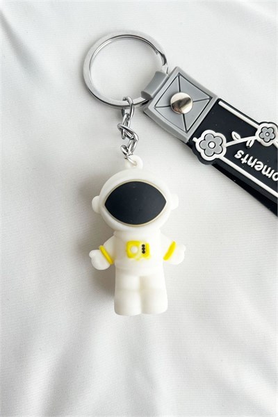 Astronaut Figure Silicone Keychain