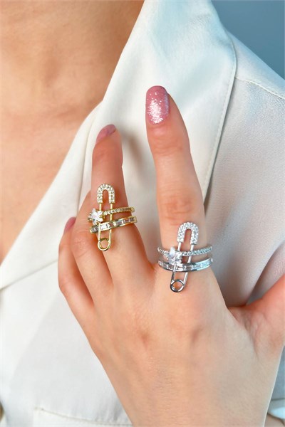 Paperclip Ring - Gold