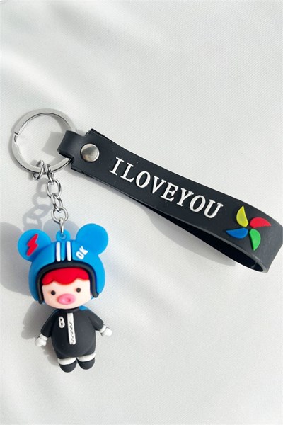 Baby Figure Silicone Keychain