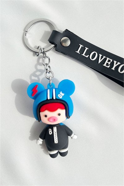 Baby Figure Silicone Keychain