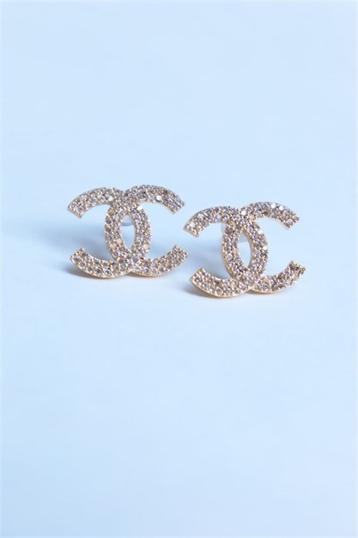 Gold Brand Earrings
