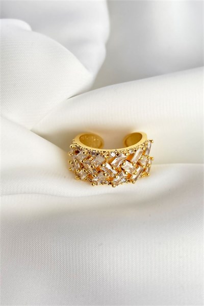 Gold Stone Design Ring