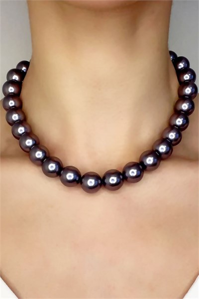 Gray Pearl Necklace