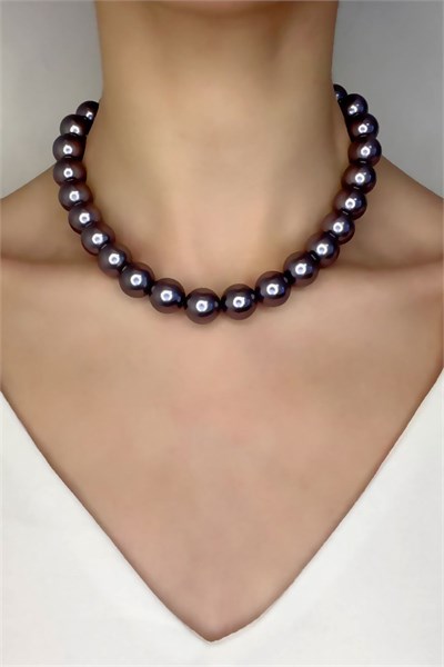Gray Pearl Necklace