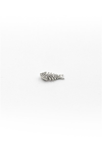 Silver Fishbone Tragus & Helix Piercing – Stylish Design, Hypoallergenic, Non-Tarnish