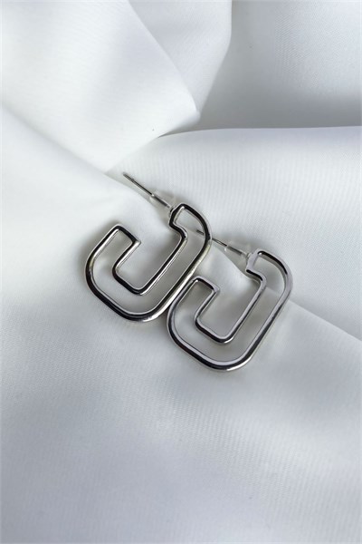 Silver Design Earrings