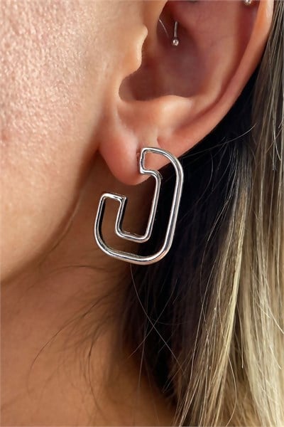 Silver Design Earrings