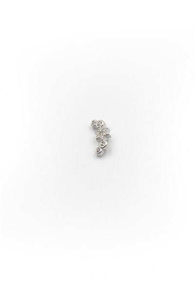 Silver Star Crystal Tragus & Helix Piercing – Hypoallergenic, Non-Tarnish