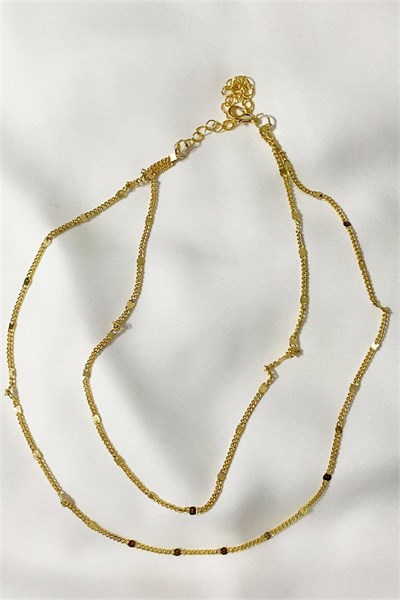 Thin Double Chain Necklace
