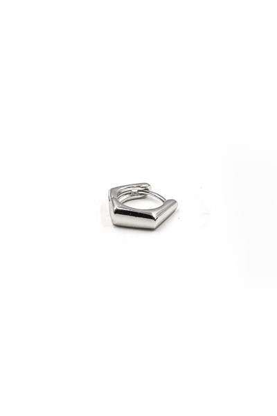 Bone Model Hoop Earrings - Xuping Silver, Anti-Allergic, 13 mm
