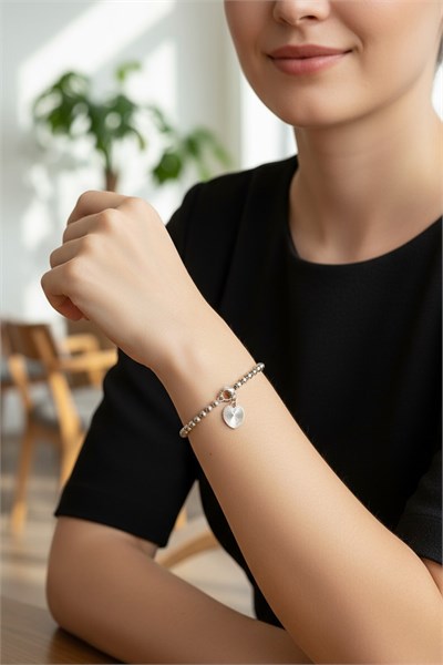 Small Dorica Model Xuping Non-Tarnish Silver Womens Bracelet