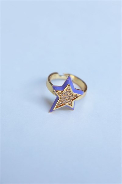 Lilac Star Stone Design Ring
