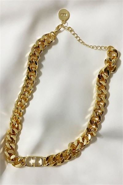 Brand Thick Gold Chain Necklace