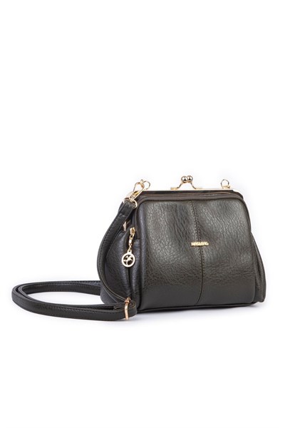 Nas Bag Scholarship Clip-On Vintage Shoulder and Crossbody Bag - Khaki Victoria
