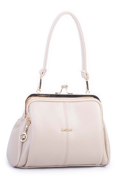 Nas Bag Scholarship Clip-On Vintage Shoulder and Crossbody Bag - Sand Victoria