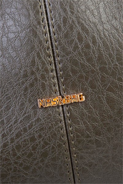Nas Bag Scholarship Clip-On Vintage Shoulder and Crossbody Bag - Khaki Victoria