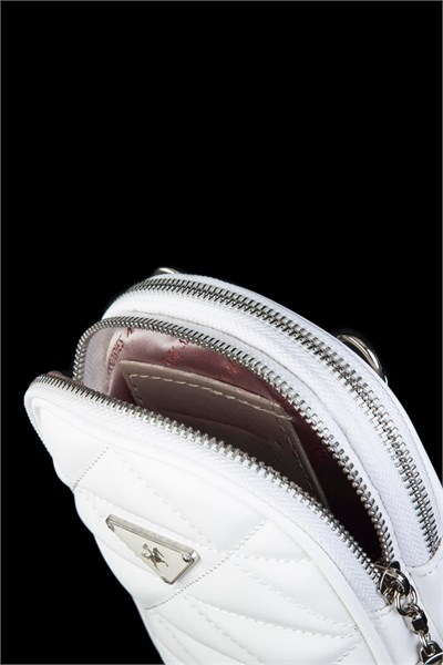 Nas Bag Quilted Crossbody Bag - White