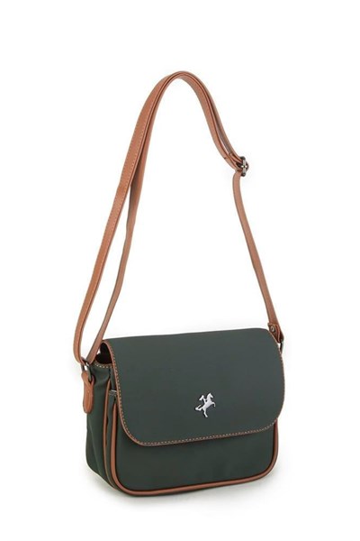 Nas Bag Crossbody Bag - Green Tan