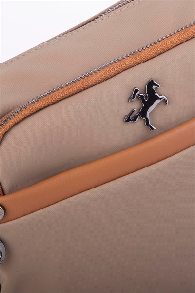 Nas Bag Multi Compartment Womens Crossbody Bag - Mink Brown Buzzy