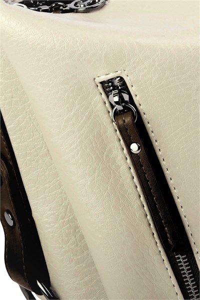Nas Bag Women’s Multi-Compartment Shoulder & Crossbody Bag - Cream/Brown, Victoria (33 × 25 cm)