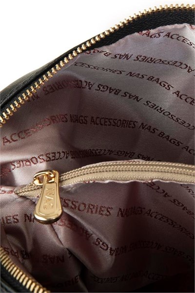 Nas Bag Extra Large Shoulder Bag Black Nero (Width 44 cm, Length 32 cm)