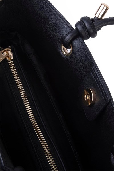 Nas Bag Lightweight Large Suede Shoulder Bag for Women - Black