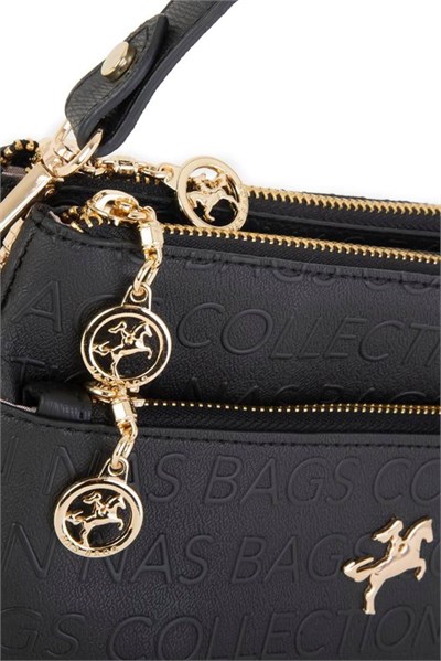 Nas Bag Womens Crossbody Bag - Black