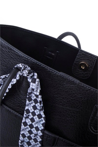 Nas Bag Women’s Large Two-Piece Shoulder Bag Set - Black, Victoria