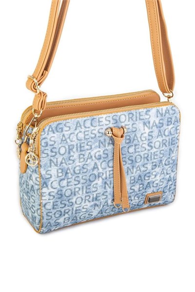 Nas Bag Womens Crossbody Bag - Denim Blue