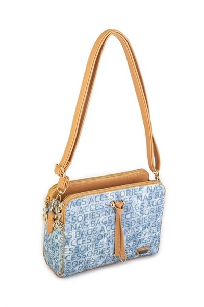Nas Bag Womens Crossbody Bag - Denim Blue