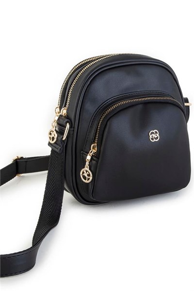 Nas Bag Kadın Çapraz Çanta Siyah Dona