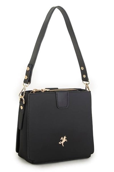 Nas Bag Womens Crossbody Bag - Black Karaca