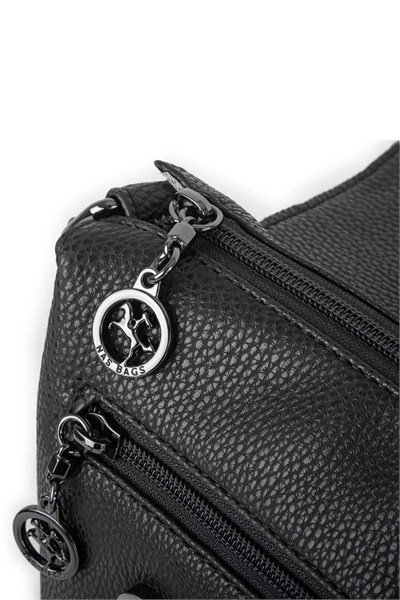 Nas Bag Womens Crossbody Bag Natural - Black