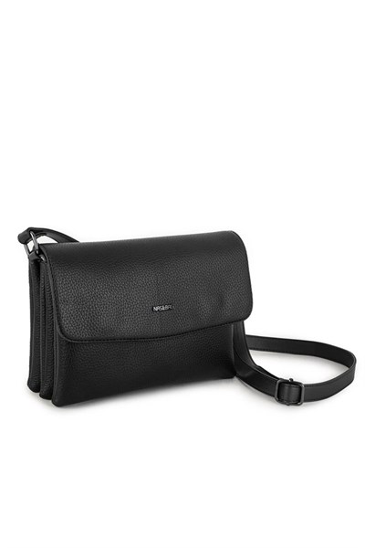Nas Bag Womens Crossbody Bag Natural - Black