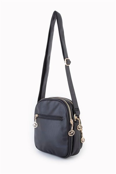 Nas Bag Womens Crossbody Bag Washed - Black