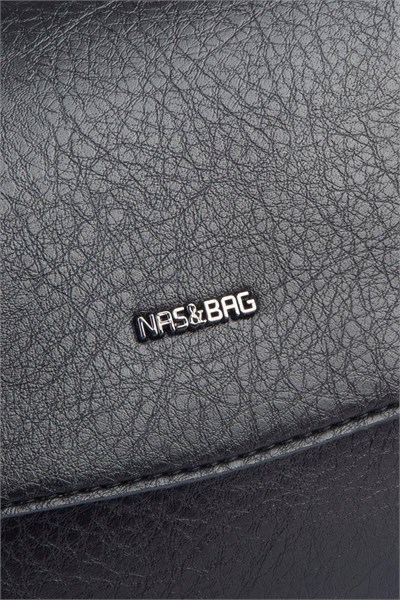 Nas Bag Women’s Crossbody Bag – Three-Compartment Black Victoria