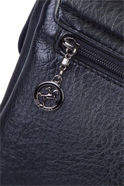 Nas Bag Women’s Crossbody Bag – Three-Compartment Black Victoria