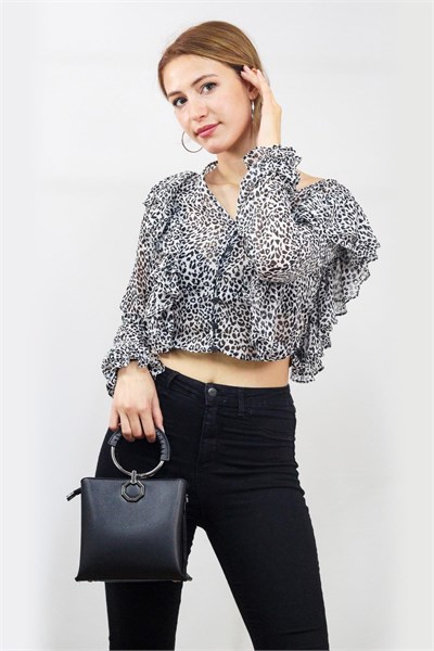 Nas Bag Womens Crossbody Bag Stylish Chain Bag - Black Liza