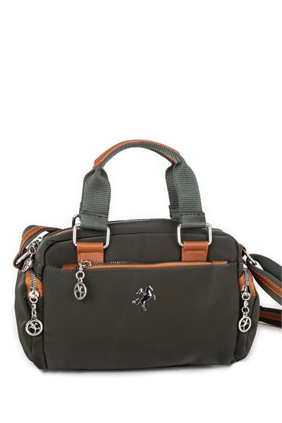 Nas Bag Womens Multi-Compartment Crossbody Bag - Green